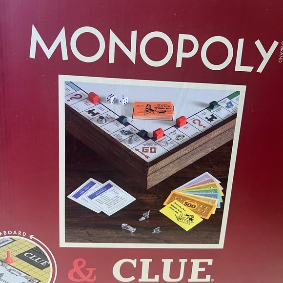 Monopoly & Clue Deluxe Vintage Game Collection - Picture 7 of 9
